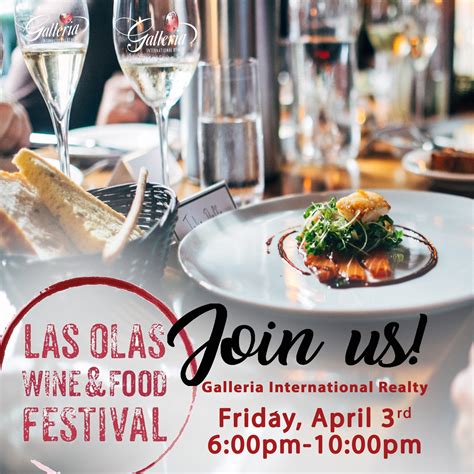 Over 20 years ago the first las olas wine & food festival took place to benefit the american lung association. Las Olas Wine & Food Festival