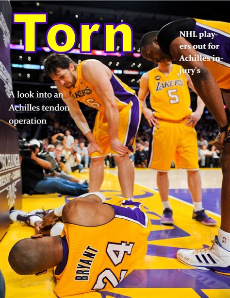 This is the strong, fibrous cord in the lower leg that connects the if there is severe damage to a lot of the tendon, the surgeon might replace part or all of your achilles tendon. ACHILLES TENDON INJURY by swae lee - Issuu