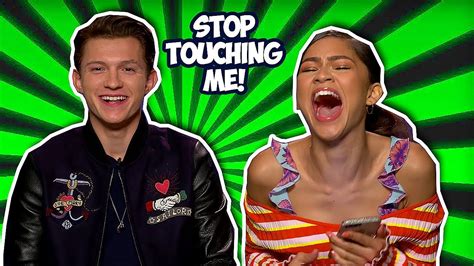 •recently i saw the new spiderman movie and i've fallen in love with tom holland and zendaya. "Tom Holland & Zendaya Making Each Other Laugh So Hard ...