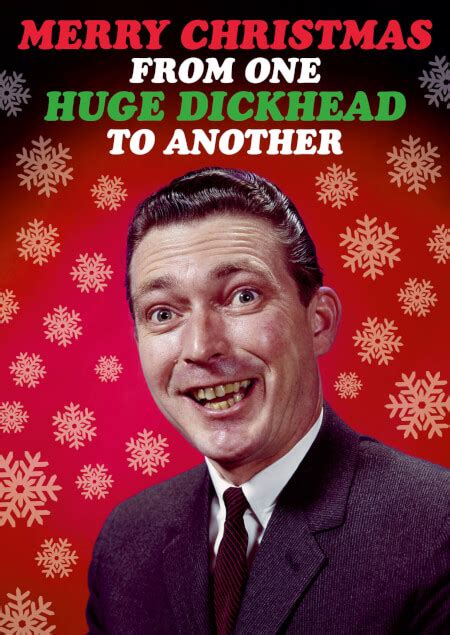 Are rude and disrespectful the same thing? Huge Dickhead To Another Rude Christmas Card £2.50 by Dean ...