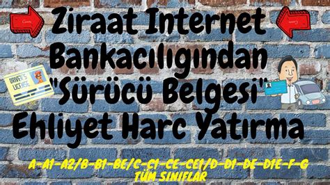 Ziraat bankası internet bankacılığı, günün her saatinde işlemlerinizi 7 gün 24 saat yapabilmeniz için gereklidir. Ziraat İnternet Bankacılığı Sürücü Belgesi(A-B-C-D-E-F-G-H ...