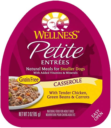 Provides complete and balanced nutrition. Wellness Petite Entrees Casserole Natural Grain Free Wet ...
