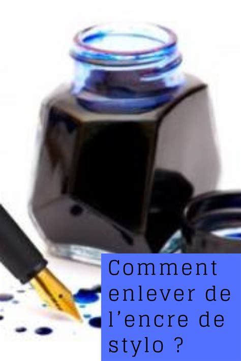 Maybe you would like to learn more about one of these? Comment enlever de l'encre de stylo ? | Stylo, Encre, Enlever