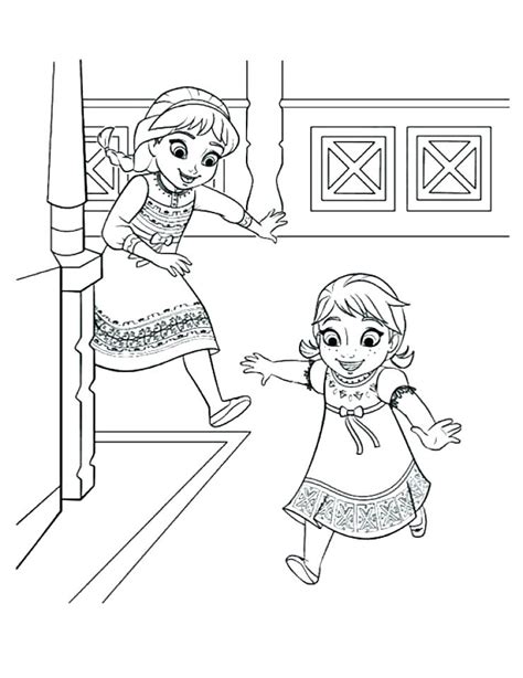 In order not to endanger the people dear to her, she disappears. Elsa And Anna Coloring Pages To Print at GetDrawings ...