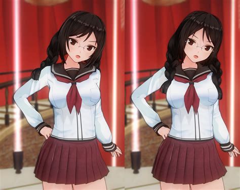カスタムメイド3D2 Blenderにてボーン変形で簡単に髪型MOD