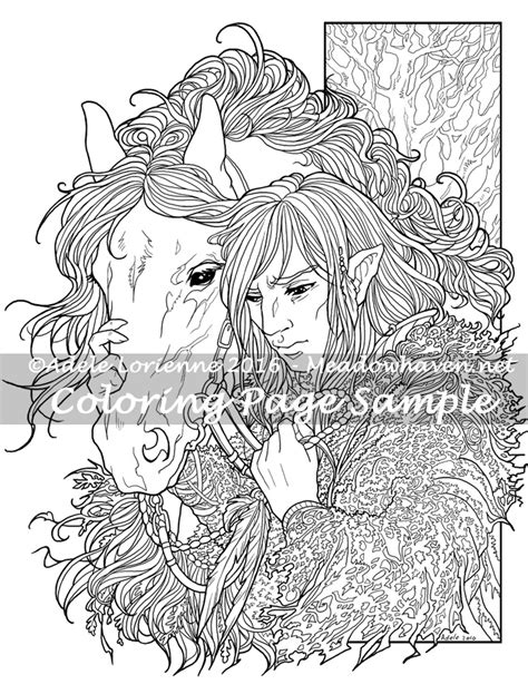 Introducing adele lorienne, featured artist from the forest fantasy special issue… adele lorienne is an artist with a passion for nature and fantasy, and loves to combine the two aspects in her artwork. Art of Meadowhaven Coloring Page: Trust by Saimain on ...