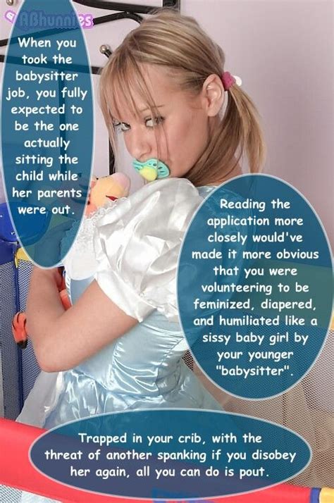 See what diaper sissy (diapersissy424) has discovered on pinterest, the world's biggest collection of ideas. Sign me up | Diaper captions, Baby captions, Babysitter jobs