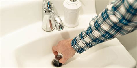 To do this, place the stopper back in the drain hole. How to Install a Sink Pop-up Drain Stopper