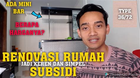 Secara umum, hunian jenis ini bisa dibangun di atas tanah seluas 60 meter persegi atau 72. RENOVASI RUMAH SUBSIDI TYPE 36/72 DENGAN HARGA MINI BAR ...