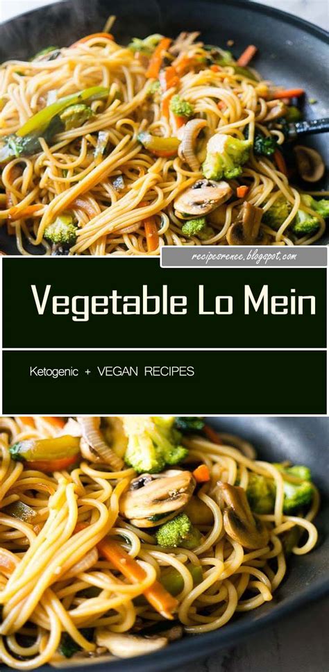 Sauté until tender, about 5 minutes. Vegetable Lo Mein - Recipes Renee