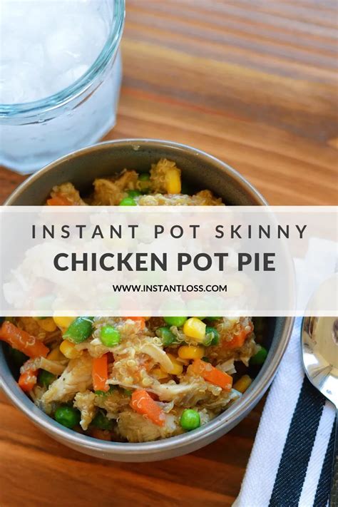 This instant pot chicken pot pie recipe doesn't need the crust to be served, though you can definitely use this as a filling for your pie or pair it with biscuits. Instant Pot Skinny Crustless Chicken Pot Pie | Recipe ...