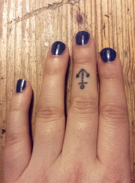 Tattoo artists warn that finger tattoos are particularly painful, as our digits are one of the most. Anchor finger tattoo | Anchor finger tattoos, Tattoos ...