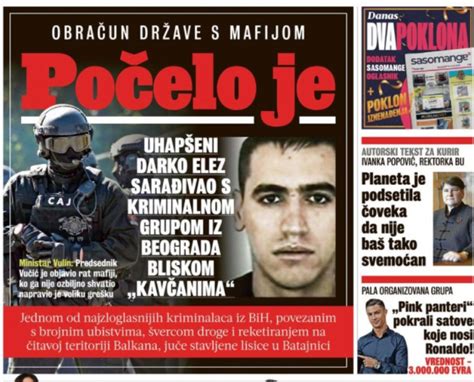 Hapšenje Darka Eleza udarna vijest u Srbiji | Crna hronika BiH