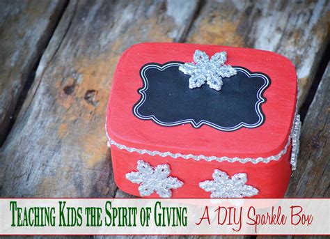 Tutorial by infraready ghost hunting equipment store showing you how to build a spirit box portal. Teaching Kids the Spirit of Giving: A DIY Sparkle Box #FCBlogger - A Modern Day Fairy Tale