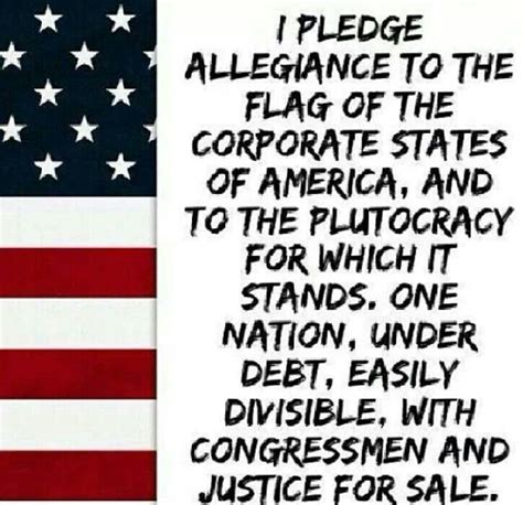 The pledge of allegiance quickly became a part of schools around the country, even while undergoing changes over the years / wikimedia commons. Oligarchy Quotes. QuotesGram