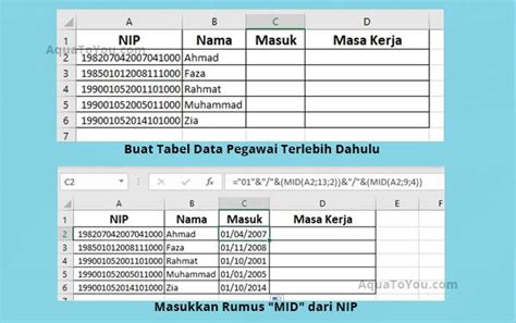 Hukum membuat sim dengan cara nembak ? Tutorial Cara Menghitung Masa Kerja Pegawai di Excel