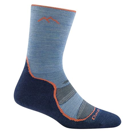 The micro crew height covers the ankle and sits just below the calf, making it a great option for hiking shoes or boots. Darn Tough - Light Hiker Micro Crew Light Cushion Women's ...