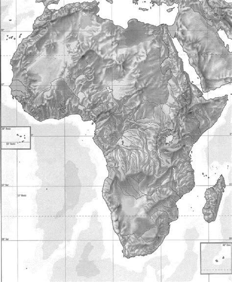 Sapere Aude: Mapa físico de África