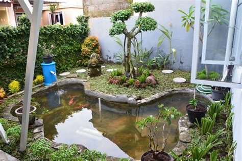 Tidak hanya taman yang bisa memberikan suasana yang lebih teduh. ปักพินโดย hand craft ใน desain taman kolam ikan koi | จัดสวน