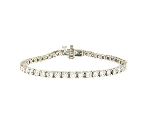 Find this pin and more on go on.be harry winston by eleni. Shared Prong 3.25ct Diamond Tennis Bracelet - Diamond ...