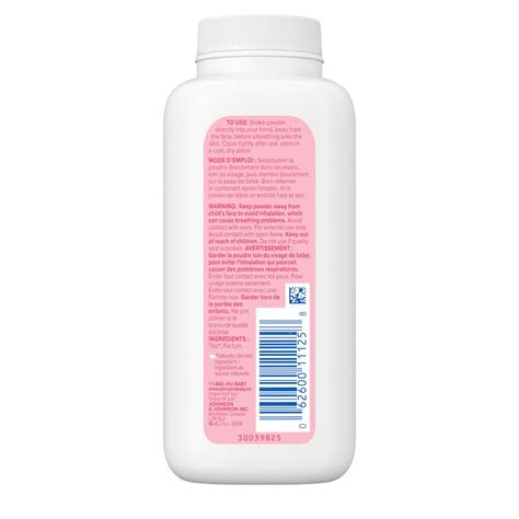 And canada, though it remains on the market elsewhere. JOHNSON'S - BABY POWDER (POUDRE POUR BÉBÉS), 113 G