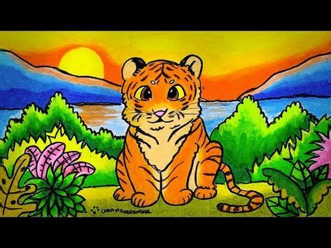 Gambar sketsa flora dan fauna merupakan tahap awal sebuah lukisan yang bentuknya masih kasar dan ringan pada dasarnya sketsa digunakan sebagai kerangka di dalam karya seni lukis selain itu sketsa merupakan proses awal dari kegiatan melukis untuk menentukan konsep gagasan atau ide. Gradasi Warna 100 Ideas About Oil Pastel Art Drawings And ...