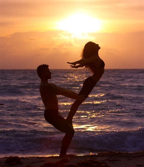 The 5 best partner yoga photos on instagram | well+good. 77: Love Bank Balance | Couples yoga poses, Couples yoga ...