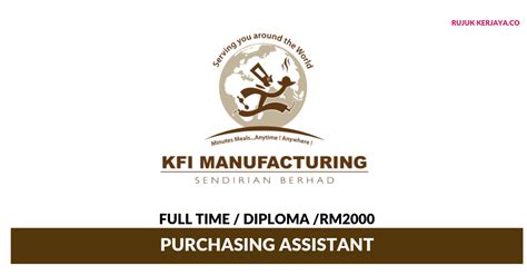 We specialise in the design and manufacture of high quality injection moulds and plastic components providing our strengths stem from the diversity of our customer base and the wide variety of industries we serve globally. Jawatan Kosong Terkini KFI Manufacturing ~ Purchasing ...