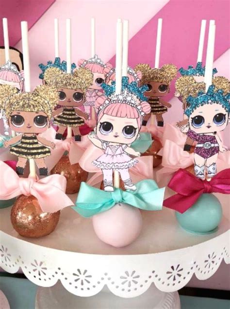 Lol Surprise Doll Cake Pops | CatchMyParty.com # ...