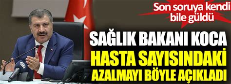 Isler super giderse, sayin cumhurbaskanimizin talimatiyla bla bla bla. olan bir suru demec dinlersiniz. Bilim Kurulu Toplantısı sona erdi. Sağlık Bakanı Koca ...