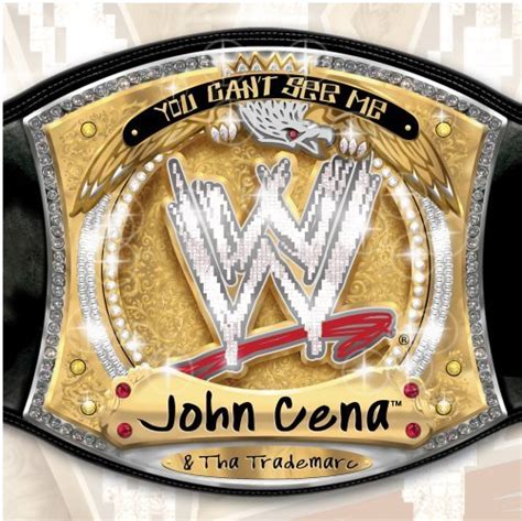 You can't see me is the debut studio album released in 2005 by wwe wrestler john cena and his cousin trademarc. John Cena album "You Can't See Me" Music World
