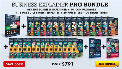 150 + latest and amazing free after effects templates download including after effects intro templates, slideshow templates, promos, typography and more. THE BUSINESS EXPLAINER PRO BUNDLE - AFTER EFFECTS ...