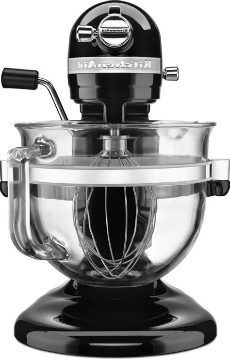 Professional bowl lift design for sturdy bowl support when mixing heavy ingredients. KitchenAid® Professional 6500 6 Quart Bowl-Lift Stand Mixer