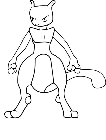 Its dna was cloned in order to create mewtwo. Coloriage Mewtwo Pokemon Go à imprimer