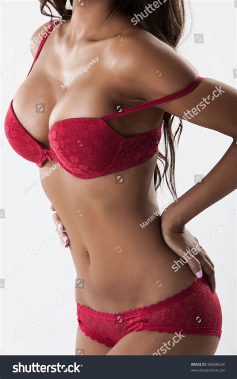 Woman body stock images from offset. Body Sexy Woman Red Lingerie Side Stock Photo 98558534 ...