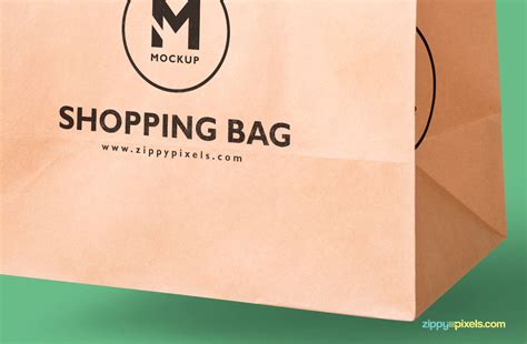 Download Free Handheld Paper Bag Mockup on Behance