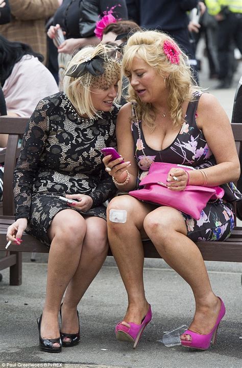 Mature couple explore each other on couch !! Aintree to BAN pictures of badly-dressed women at Ladies ...