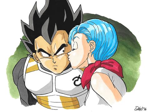The image is png format and has been processed into transparent background by ps tool. Imágenes de Vegeta y Bulma enamorados