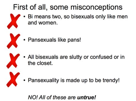 Because of this, it is seen for pansexual people, the gender identity of the person is not what attracts them or defines their attraction. bisexual gender Pansexual bisexuality pansexuality ...