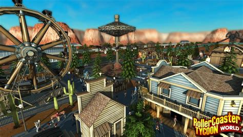 If you are lazy, you can plonk down a few prefabricated rides or download them out of steam workshop! RollerCoaster Tycoon World Gets First Official Screenshots