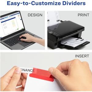 Important documents can be exposed to challenging conditions, even in a binder. Avery Big Tab(TM) Insertable Extra Wide Dividers, 8 Multicolor Tabs, 1 Set (11222) - AVE11222 ...