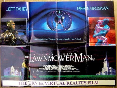 It was directed by brett leonard who wrote the screenplay a god am i: Lawnmower Man - Original Cinema Movie Poster From ...