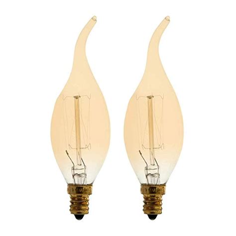 Free s/h on lighting orders over $49. Vintage Incandescent Chandelier Bulb, Edison Style Crown ...