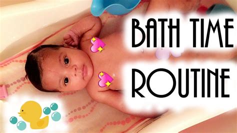 It's easier if someone else holds your baby while you get in and out of the bath. BABY'S BATH TIME ROUTINE! (NIGHT TIME EDITION) - YouTube