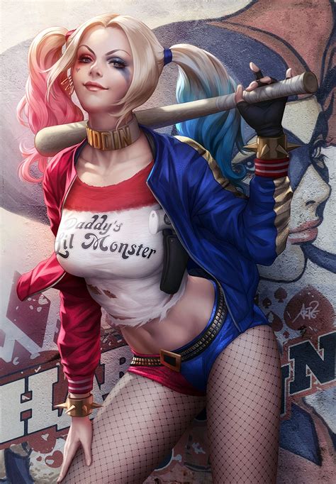 Harley quinn, brooklyn, new york. Wallpaper : anime, artwork, short shorts, Harley Quinn ...