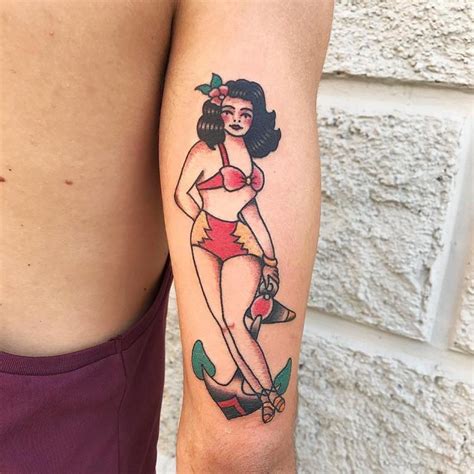 Pin up tattoos for men. 90+ Best PinUp Tattoo Girl Designs & Meanings - (Add Style ...