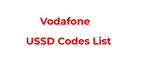 You have misunderstood its use. All Vodafone USSD Codes List 2020 | Check and balance ...