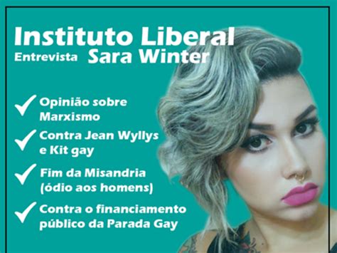 Ela se chama sara fernanda. Escreva Lola Escreva: SOBRE O EX-FEMINISMO DE SARA WINTER