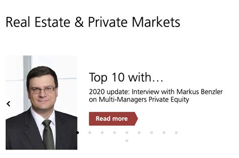 Specialist uk real estate asset manager. Top 10 with… Interview with Markus Benzler on Multi ...