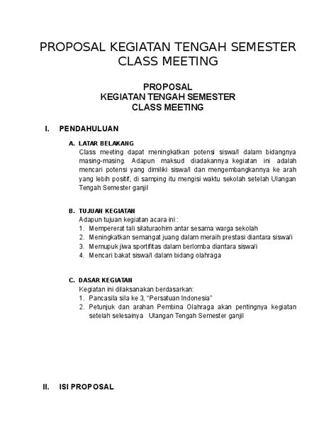 Contoh proposal kegiatan adalah suatu rancangan kegiatan yang berlangsung dalam bentuk tulisan dengan sistematis dan terperinci. Contoh Proposal Kegiatan Di Sekolah - Aneka Macam Contoh